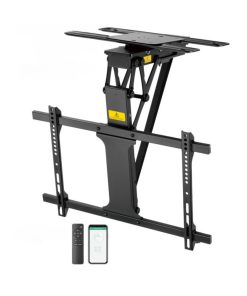 Suport profesional universal mobil de tavan e-SWC pentru TV, diagonale 32"-75", max 35 kg, vesa max 600 x 400, motorizat, telecomanda si aplicatie mobila