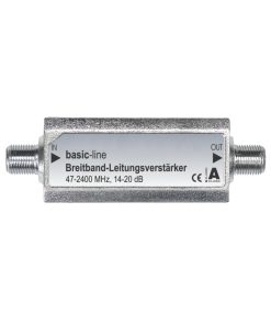 Amplificator semnal TV e-SWC, 14 - 20 dB, 47 - 2400 MHz, metalic