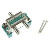 Splitter TV profesional e-SWC pentru cablu coaxial, 2 iesiri, 5-2400 Mhz, metalic