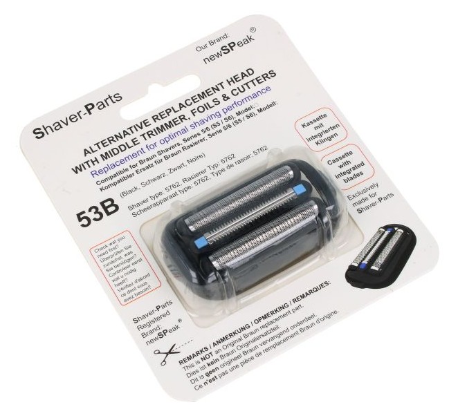 Cap de ras e-SWC Supreme pentru aparat de ras Braun Serie 5 53B, 80712385