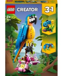 LEGO Creator 3in1: Papagal exotic 31136, 7 ani+, 253 piese