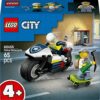 LEGO City: Urmarire cu motocicleta de politie 60455, 4 ani+, 65 piese