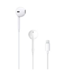 Casti APPLE EarPods MWTY3ZM/A, Cu Fir, In-ear, Microfon, Conector Lightning, alb