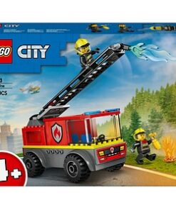 LEGO City: Autospeciala de pompieri cu scara 60463, 4 ani+, 82 piese