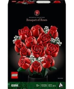 LEGO Botanicals: Buchet de trandafiri 10328, 18 ani+, 822 piese