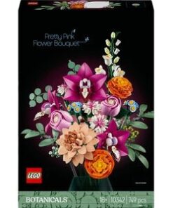 LEGO Botanicals: Frumos buchet de flori roz 10342, 18 ani+, 749 piese