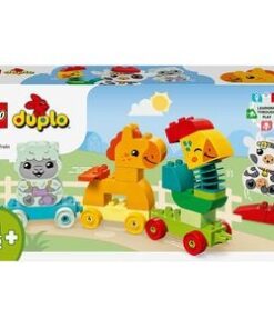 LEGO DUPLO: Tren cu animale 10412, 18 luni+, 19 piese