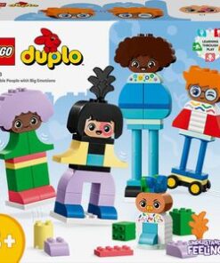 LEGO DUPLO: Oameni construibili cu emotii mari 10423, 3 ani+, 71 piese