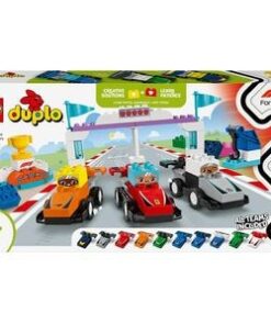 LEGO DUPLO: Echipa F1 - Masini si piloti de curse 10445, 2 ani+, 70 piese
