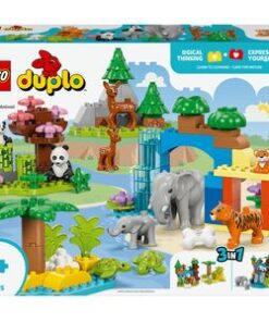 LEGO DUPLO: Familii de animale salbatice 3in1 10446, 2 ani+, 92 piese