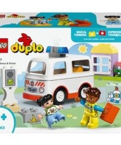 LEGO DUPLO: Ambulanta si sofer 10447, 2 ani+, 19 piese