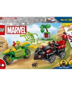 LEGO Marvel: Spin si Electro intr-o urmarire cu dino-vehicule 11198, 4 ani+, 124 piese
