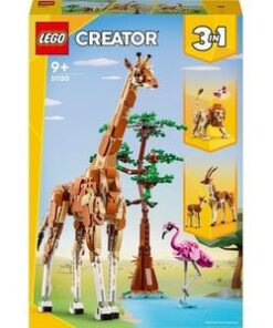 LEGO Creator 3in1: Animale salbatice din safari 31150, 9 ani+, 780 piese