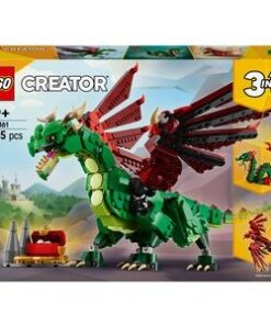 LEGO Creator 3in1: Dragon medieval 31161, 9 ani+, 715 piese
