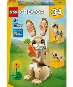 LEGO Creator 3in1: Iepuras dragalas 31162, 8 ani+, 326 piese