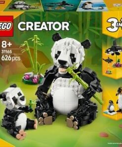 LEGO Creator 3in1: Animale salbatice - Familia de ursi panda 31165, 8 ani+, 626 piese