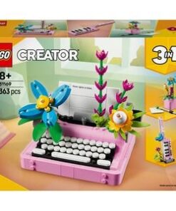 LEGO Creator 3in1: Masina de scris cu flori 31169, 8 ani+, 363 piese