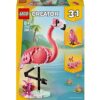 LEGO Creator 3in1: Animale salbatice - Flamingo roz 31170, 8 ani+, 288 piese