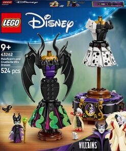 LEGO Disney Princess: Rochiile lui Maleficent si Cruella De Vil 43262, 9 ani+, 524 piese
