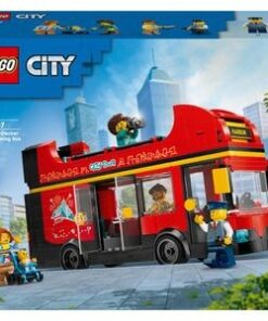 LEGO City: Autobuz turistic rosu cu etaj 60407, 7 ani+, 384 piese
