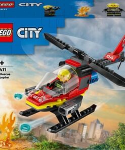 LEGO City: Elicopter de pompieri 60411, 5 ani+, 85 piese