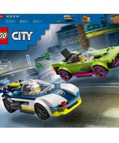 LEGO City: Urmarire cu masina de politie si masina puternica 60415, 6 ani+, 213 piese