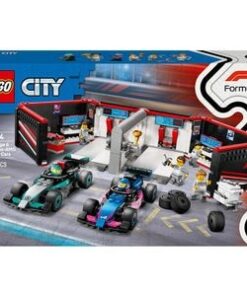 LEGO City: Formula 1 - Garaj F1 si masini Mercedes-AMG si Alpine 60444, 7 ani+, 678 piese