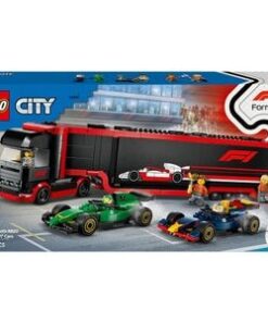 LEGO City: Formula 1 - Camion F1 cu masinile F1 RB20 si AMR24 60445, 8 ani+, 1086 piese