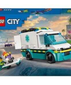 LEGO City: Ambulanta de urgente 60451, 5 ani+, 184 piese