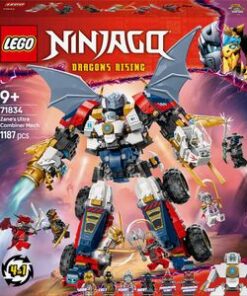 LEGO Ninjago: Ultrarobotul combinat al lui Zane 71834, 9 ani+, 1187 piese