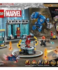 LEGO Marvel: Laboratorul lui Iron Man - Sala armurilor 76315, 8 ani+, 384 piese