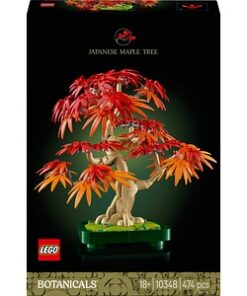 LEGO Botanicals: Bonsai de artar japonez rosu 10348, 18 ani+, 474 piese