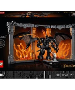 LEGO Icons: Stapanul inelelor - Diorama pentru biblioteca cu un Balrog 10367, 18 ani+, 1201 piese