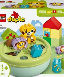LEGO DUPLO: Sortator de forme - Casa pentru catei 10441, 18 luni+, 17 piese