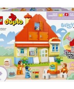 LEGO DUPLO: Bluey - Casa de familie a lui Blue cu un joc de memorie 10459, 3 ani+, 83 piese