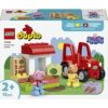 LEGO DUPLO: Peppa Pig - Tractor si piata 10468, 2 ani+, 18 piese