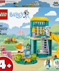 LEGO Bluey: Distractie la locul de joaca cu Blue si Chloe 11201, 4 ani+, 104 piese