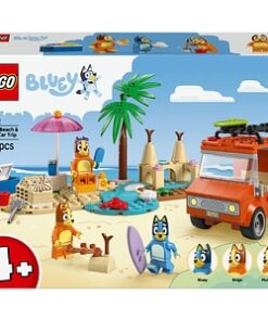 LEGO Bluey: Calatoria familiei lui Blue cu masina la plaja 11202, 4 ani+, 133 piese