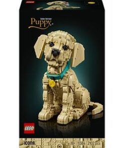 LEGO Icons: Catelus Golden Retriever 11384, 18 ani+, 2102 piese