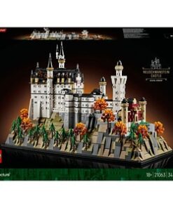 LEGO Architecture: Castelul Neuschwanstein 21063, 18 ani+, 3455 piese