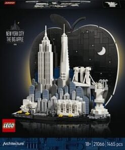 LEGO Architecture: New York City The Big Apple 21066, 18 ani+, 1465 piese