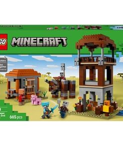LEGO Minecraft: Avanpostul Jefuitorului si Distrugator 21278, 9 ani+, 665 piese
