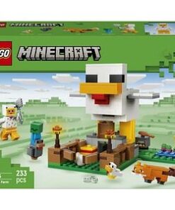 LEGO Minecraft: Ferma de pui 21585, 7 ani+, 233 piese