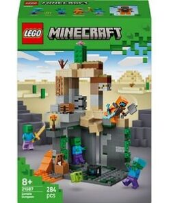 LEGO Minecraft: Temnita cu zombi 21587, 8 ani+, 284 piese