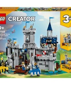 LEGO Creator 3in1: Castel medieval cu cai si cavaleri 31168, 9 ani+, 1371 piese