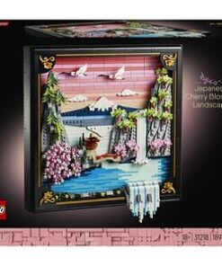 LEGO Art: Peisaj cu flori de cires japonez 31218, 18 ani+, 1892 piese