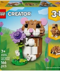 LEGO Creator: Hamster adorabil cu o floare 31376, 7 ani+, 166 piese