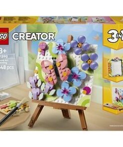 LEGO Creator 3in1: Tablou decorativ cu arta florala 31390, 8 ani+, 348 piese
