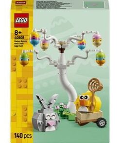 LEGO Iconic: Iepuras si vanatoare de oua de Paste 40808, 8 ani+, 140 piese