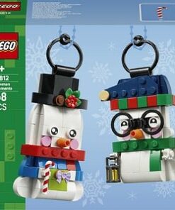 LEGO Iconic: Ornamente in forma de om de zapada 40812, 6 ani+, 168 piese